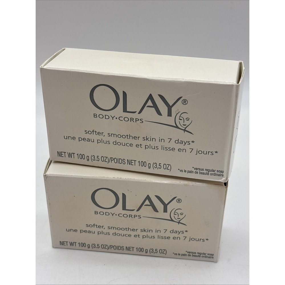 Vintage OLAY body corps Bar Soap  3.5 oz  New 2 Bars